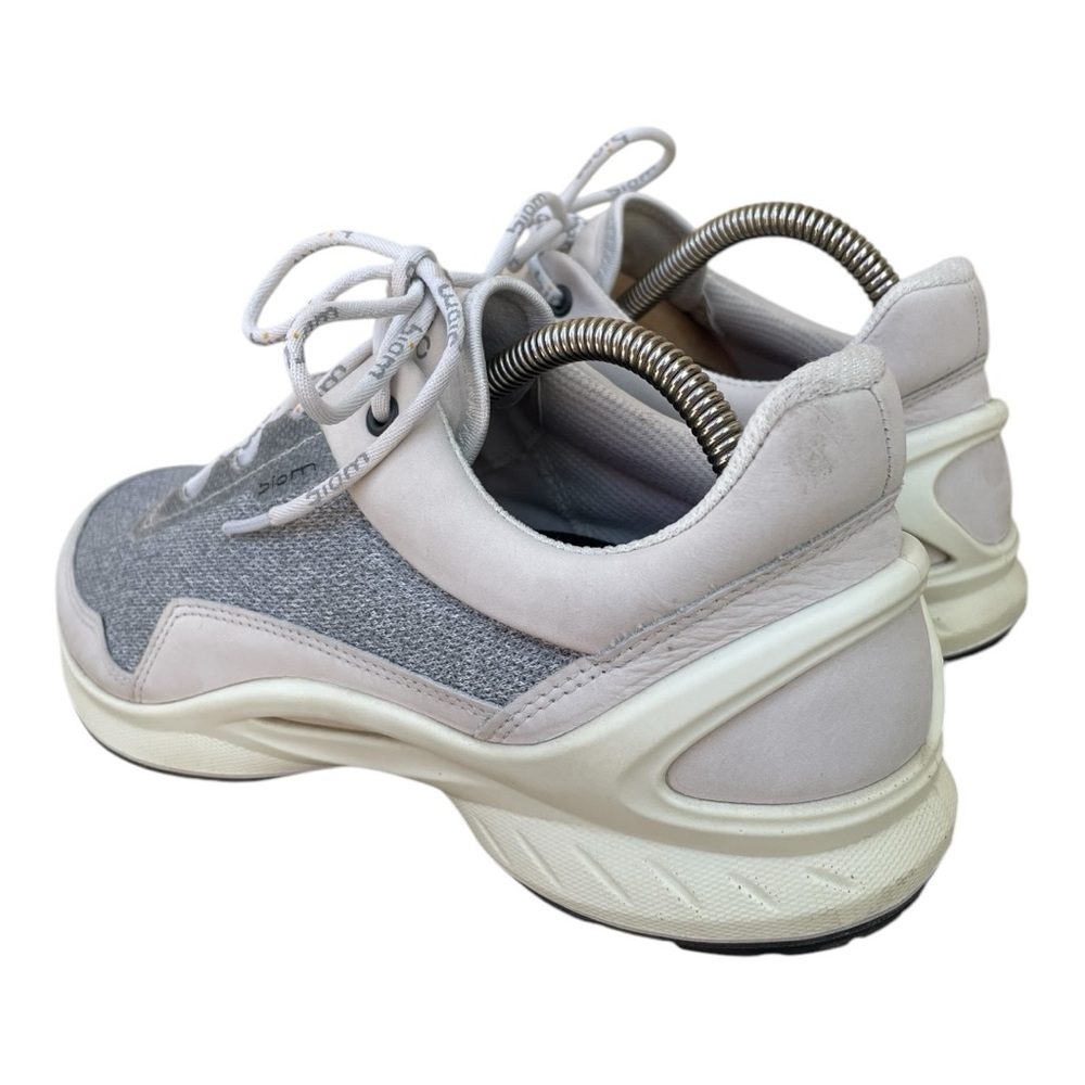ECCO BIOM Fjuel Women's Sneakers – White/Gray – Size 9 (EU 40, UK 7) - Picture 3 of 10